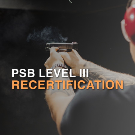 PSB Level III, Recertification Course (online component only)