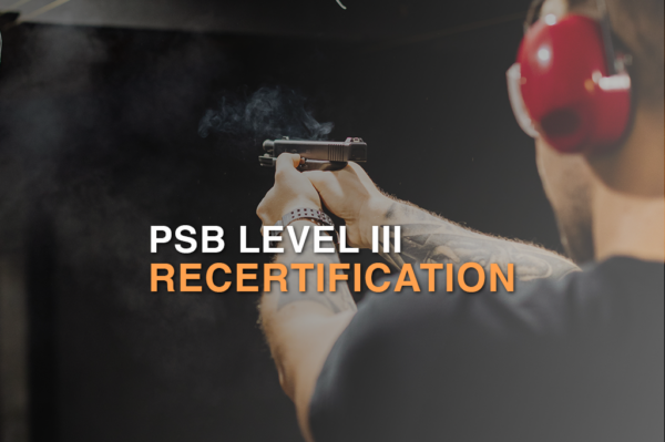 PSB Level III, Recertification Course (online component only)